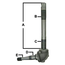 Spindle L/H - Fits Ford/New Holland - 2N3106