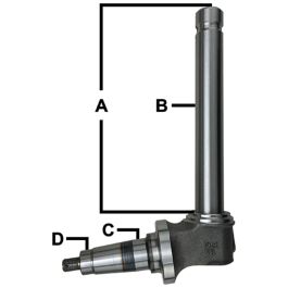 Spindle RH/LH - Fits Case/IH - 67535C91