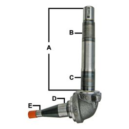 Spindle L/H Keyed Type - Fits Ford/New Holland - C5NN3106J