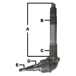 Spindle R/H - Fits Ford/New Holland - D5NN3105F