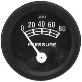Oil Pressure Gauge Black - Fits Ford/New Holland - FAD9273A