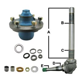 L/H Spindle Kit - Fits Ford/New Holland - FD03-A001