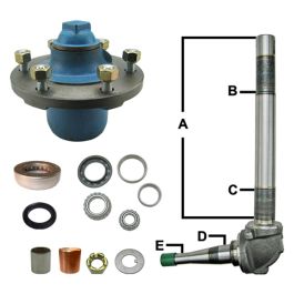 L/H Spindle Kit - Fits Ford/New Holland - FD03-A006