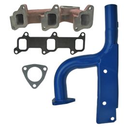 Vertical Exhaust Manifold & Elbow Kit - Fits Ford/New Holland - FD06-N002