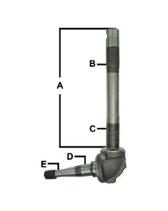 Spindle L/H - Fits Ford/New Holland - 2N3106