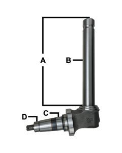 Spindle RH/LH - Fits Case/IH - 67535C91