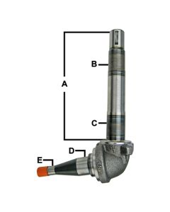 Spindle L/H Keyed Type - Fits Ford/New Holland - C5NN3106J