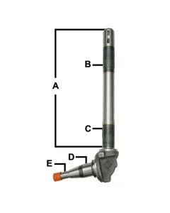 Spindle L/H - Fits Ford/New Holland - D4NN3106A