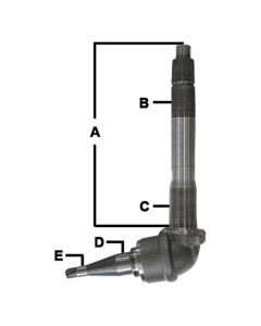 Spindle R/H - Fits Ford/New Holland - D5NN3105F