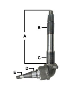 Spindle L/H - Fits Ford/New Holland - D5NN3106F