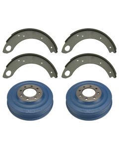 Brake Drum Kit /Round Slot - Fits FORD NEW HOLLAND - FD02-D003