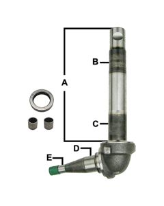 Spindle & Bushing Kit - Fits Ford/New Holland - FD03-A012