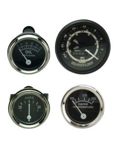 Gauge Kit / 5 Speed / Chrome - Fits Ford/New Holland - FD11-B002