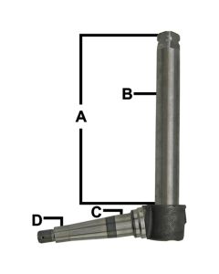 Front Spindle L/H - Fits Fiat/Long - TX10809