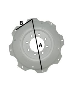 Rear Wheel Center - Fits Ford/New Holland - WHEEL34